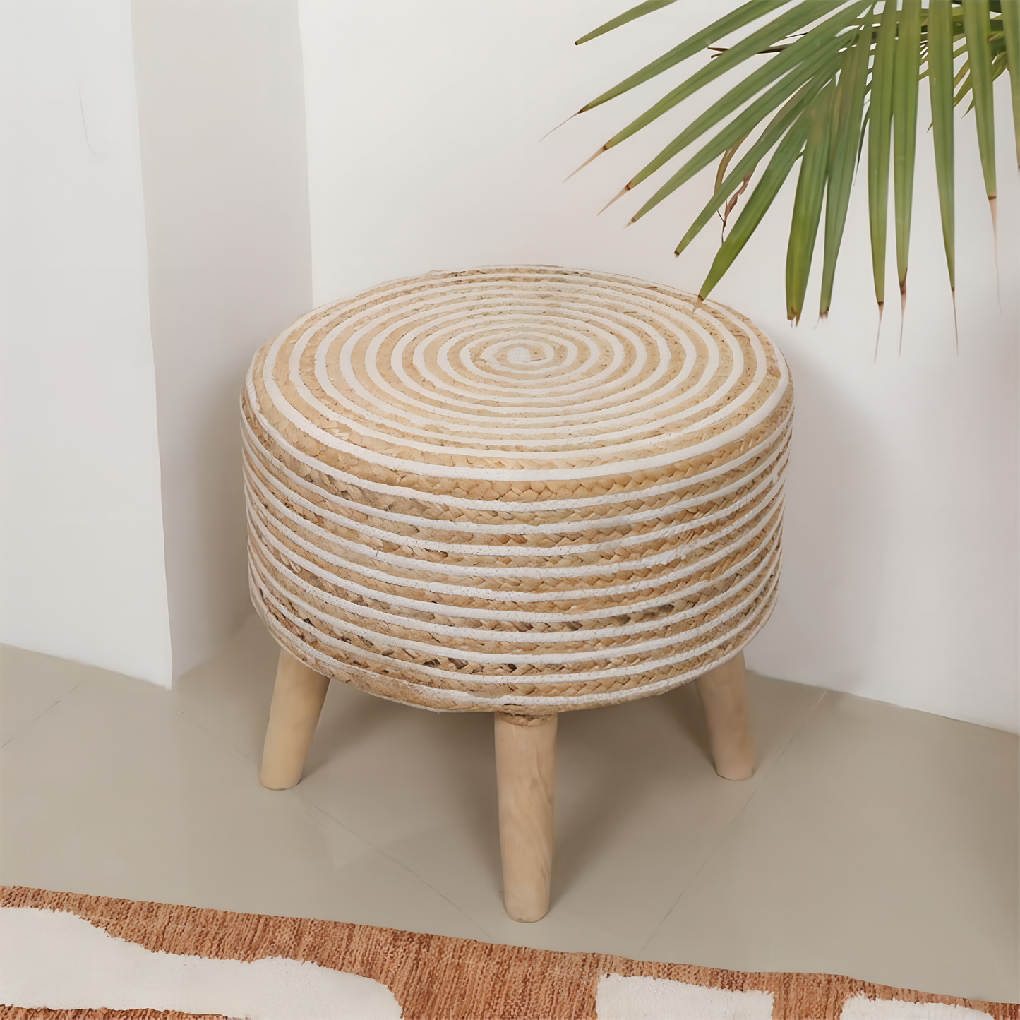 Dhaari Spiral Jute Stool