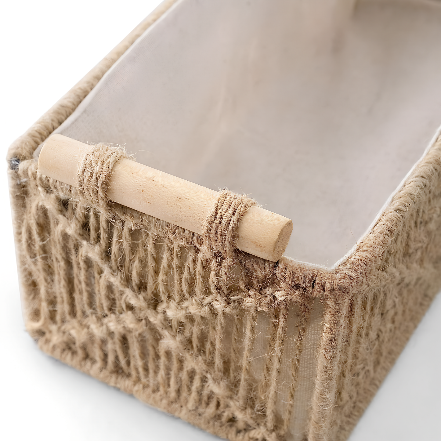 Riwaaya Macramé Storage Basket – Natural Jute