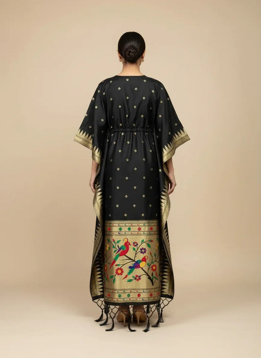 The Shyamala Paithani Kaftan - Kaftan - That Corner Store