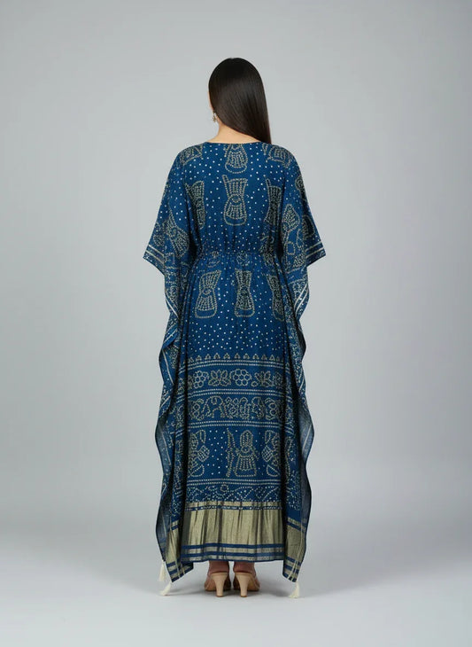 Indigo Dabu Kaftan - Kaftan - That Corner Store