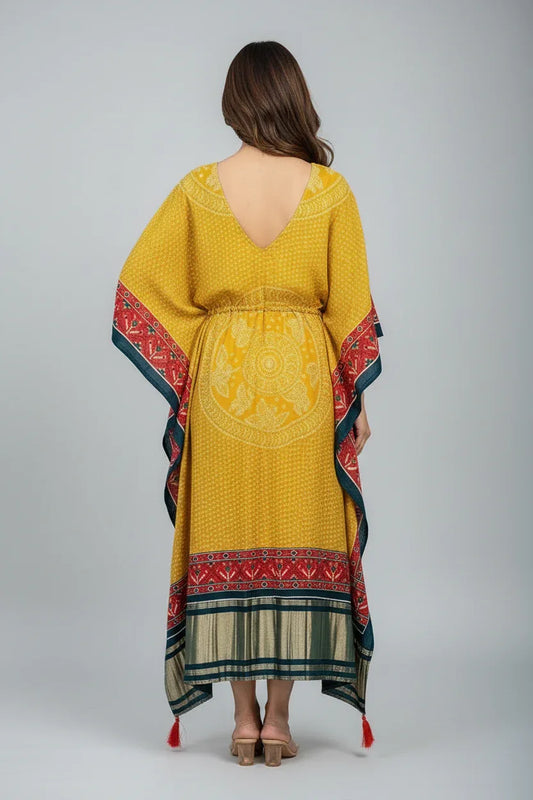 Saffron Radiance Kaftan - Kaftan - That Corner Store