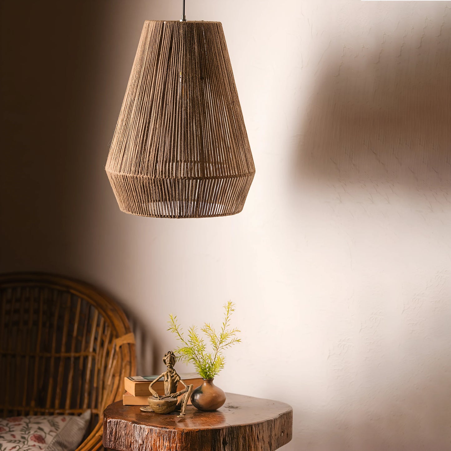 Vira Handwoven Jute String Pendant Lamp - Home & Living - That Corner Store