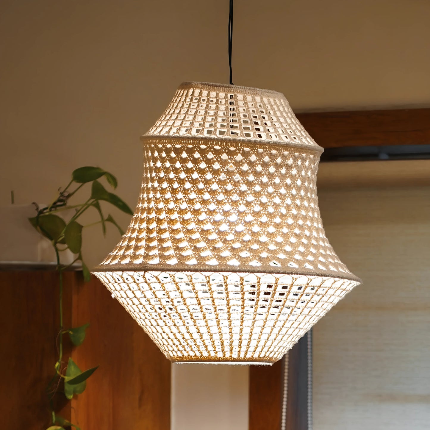 Sitara Hand-Crocheted Pendant Lamp - Home & Living - That Corner Store