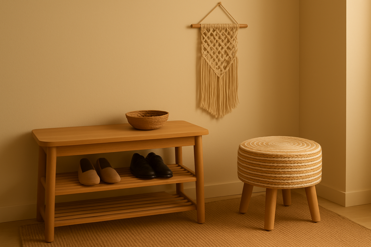 Dhaari Spiral Jute Stool