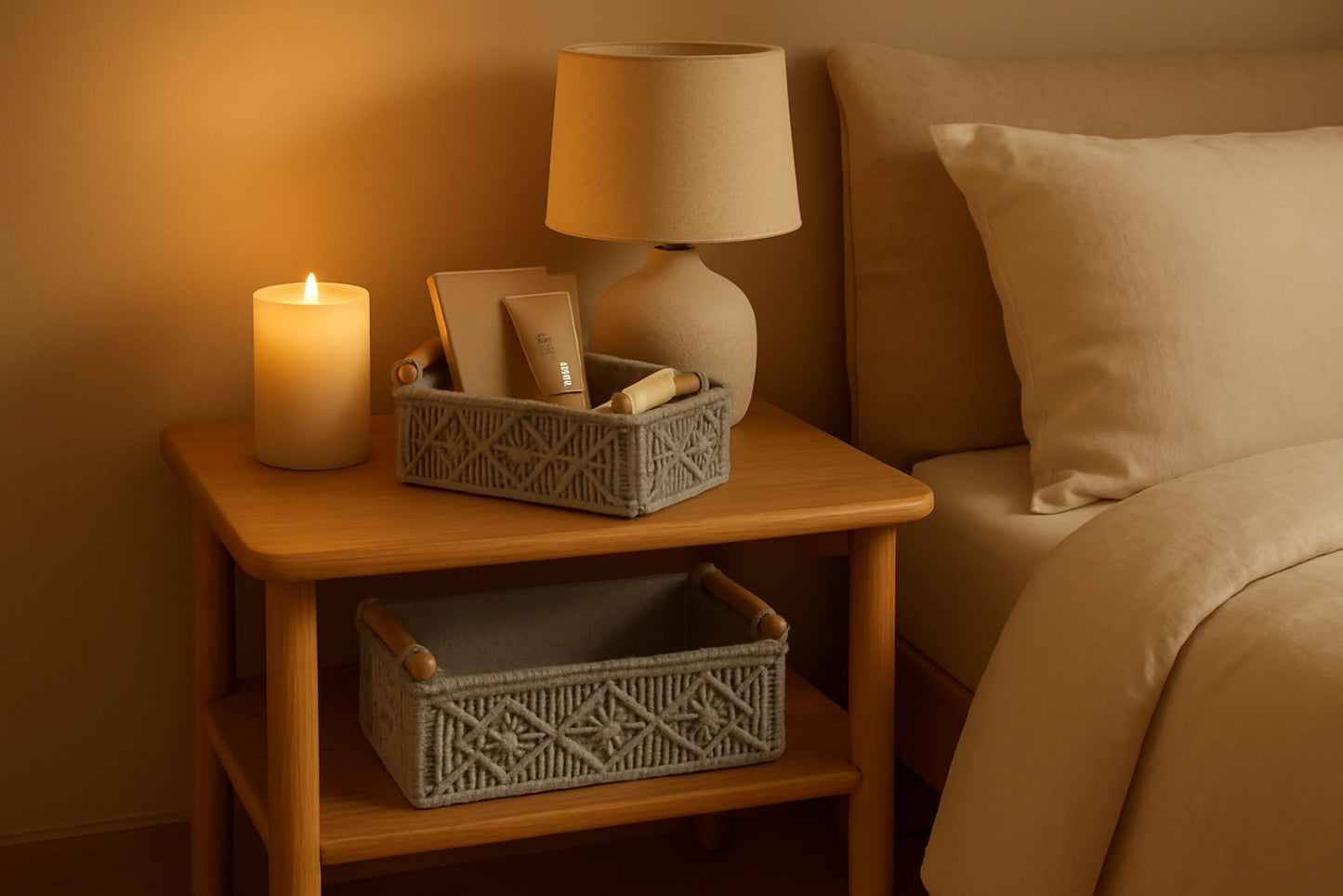 Riwaaya Macramé Storage Basket - Home & Living - That Corner Store