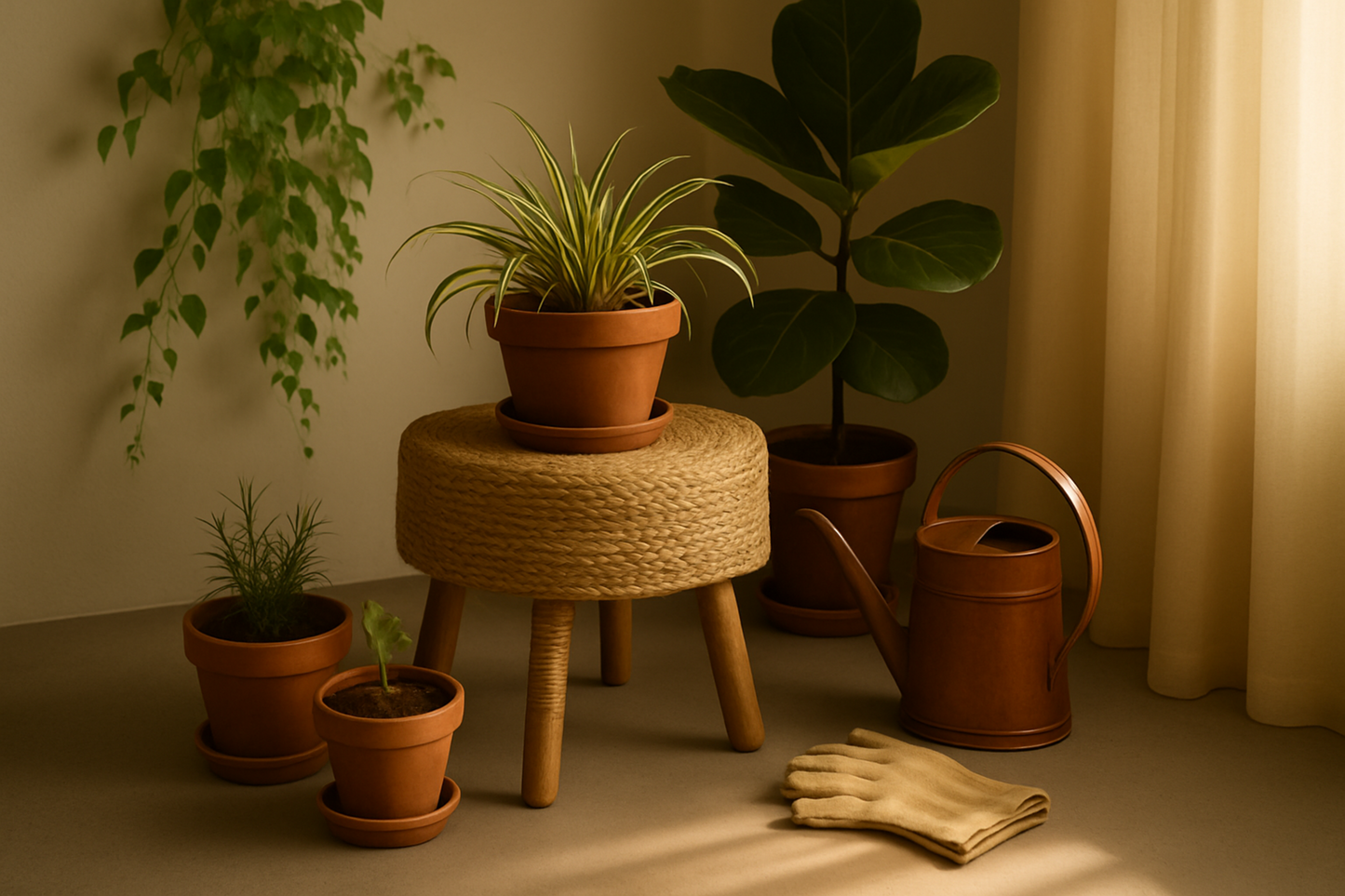 Prakriti Braided Jute Stool