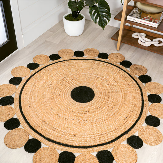 Tara – The Solar Bloom Jute Rug