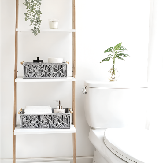 Riwaaya Macramé Storage Basket