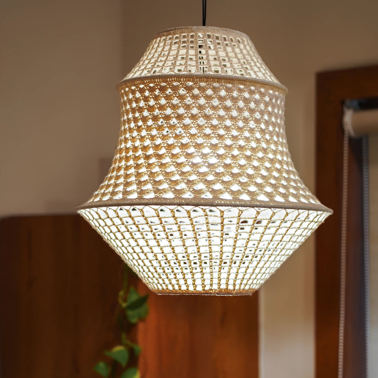 Sitara Hand-Crocheted Pendant Lamp - Home & Living - That Corner Store