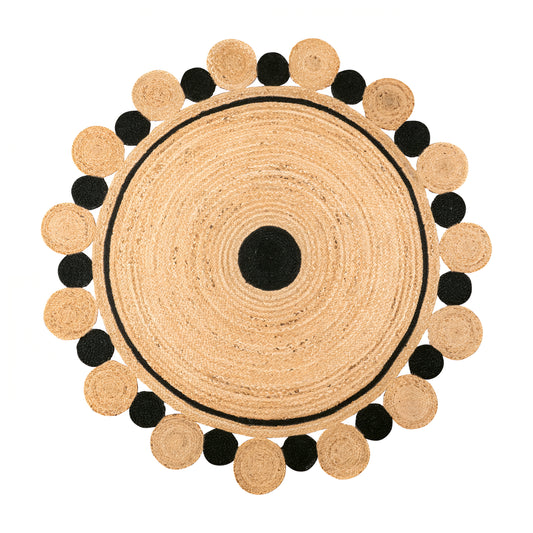 Tara – The Solar Bloom Jute Rug