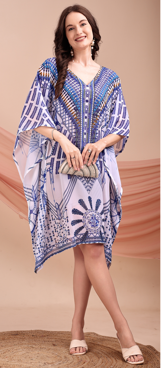 Midnight Drift Kaftan