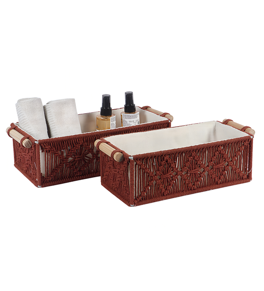 Riwaaya Macramé Storage Basket