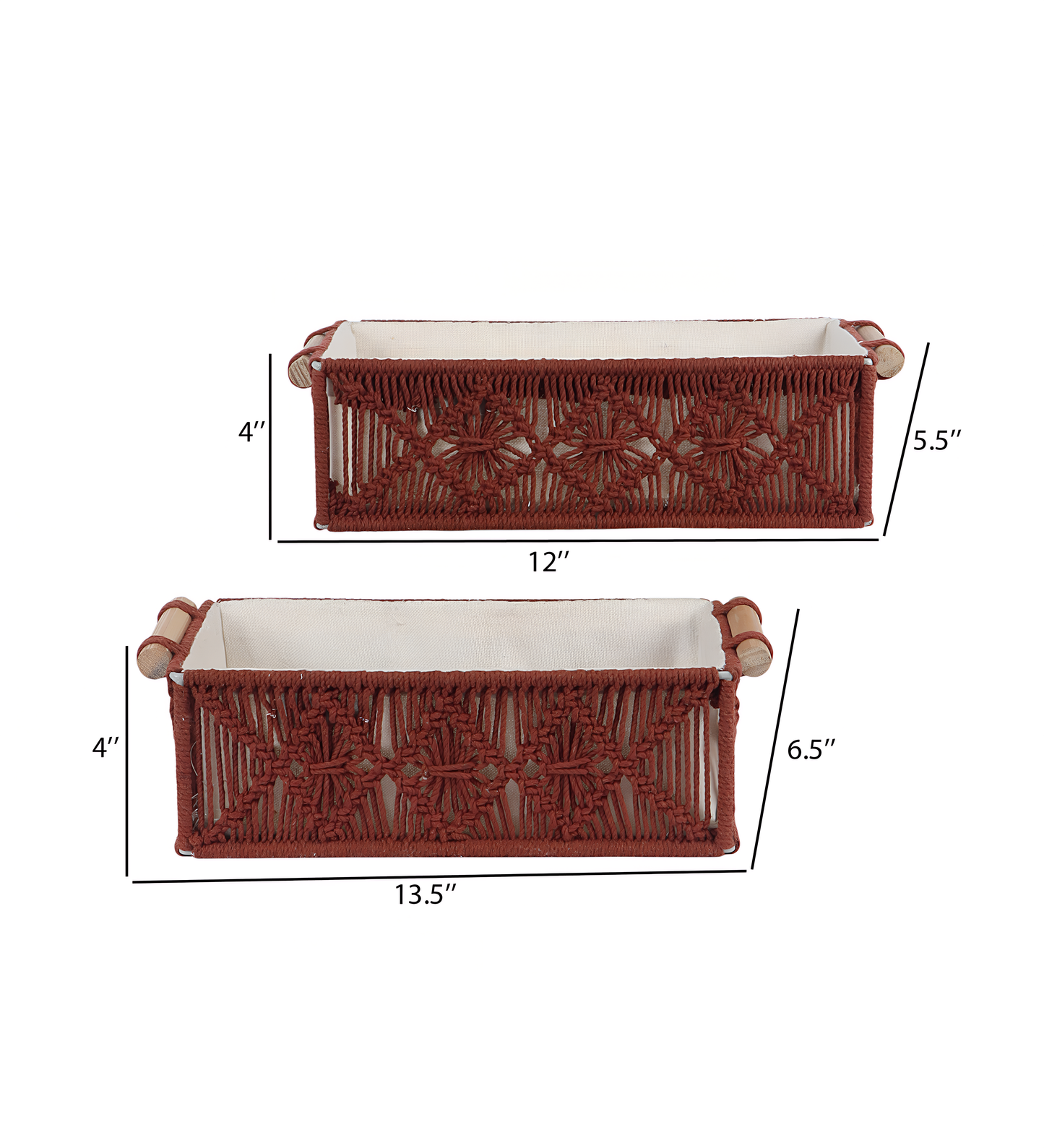Riwaaya Macramé Storage Basket