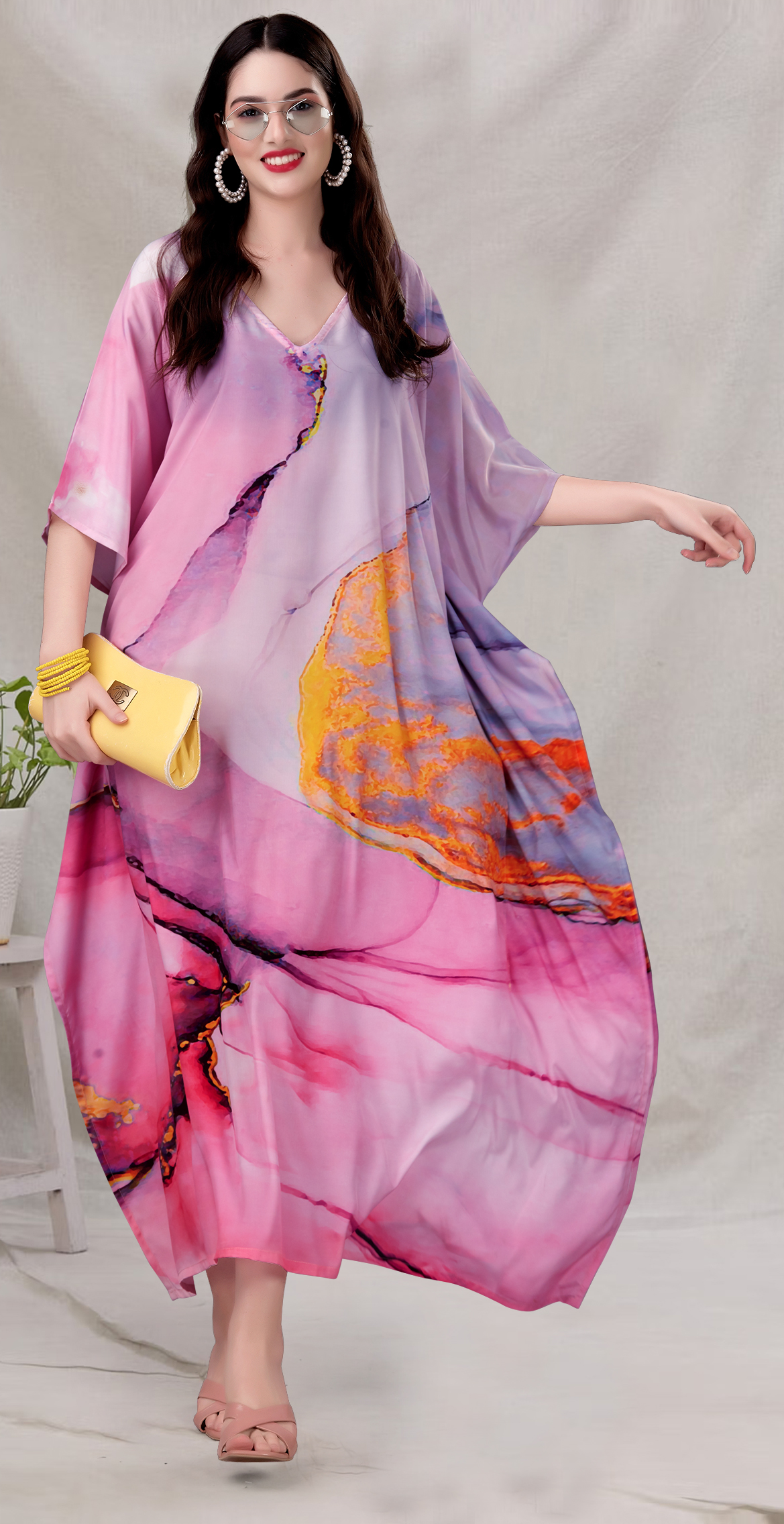 Stardust Bloom Kaftan