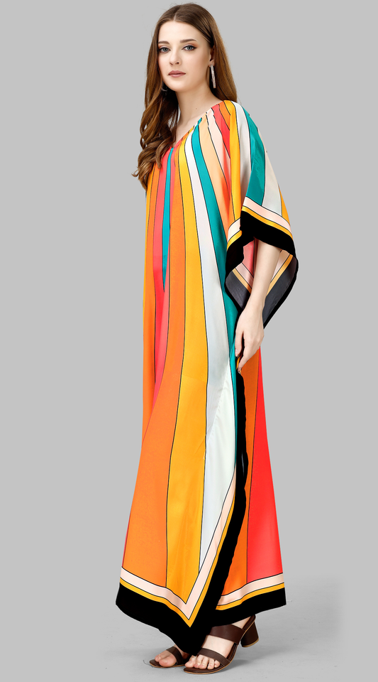Solara Stripe Kaftan