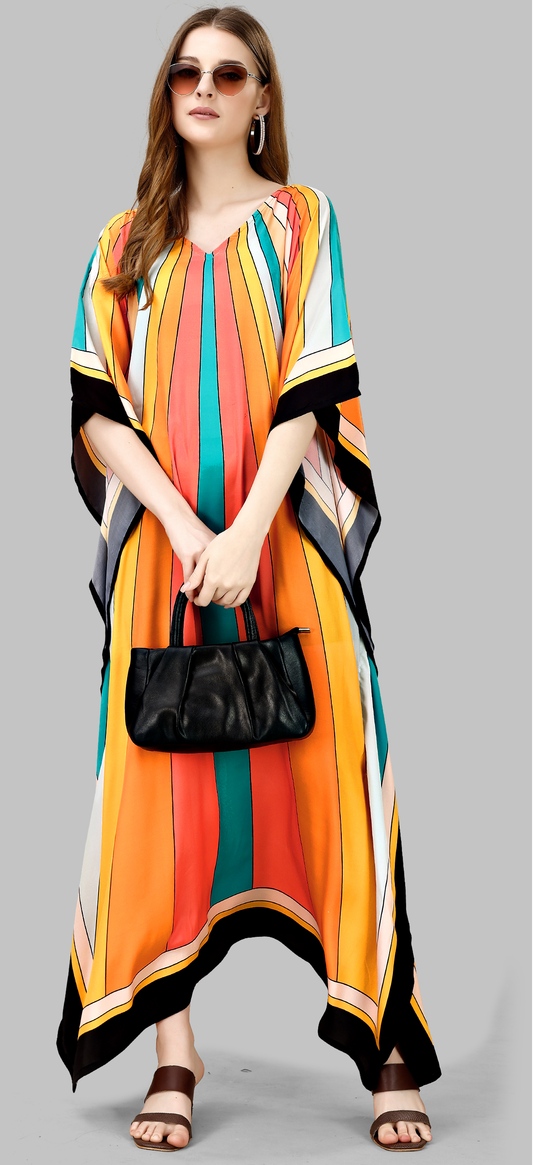 Solara Stripe Kaftan