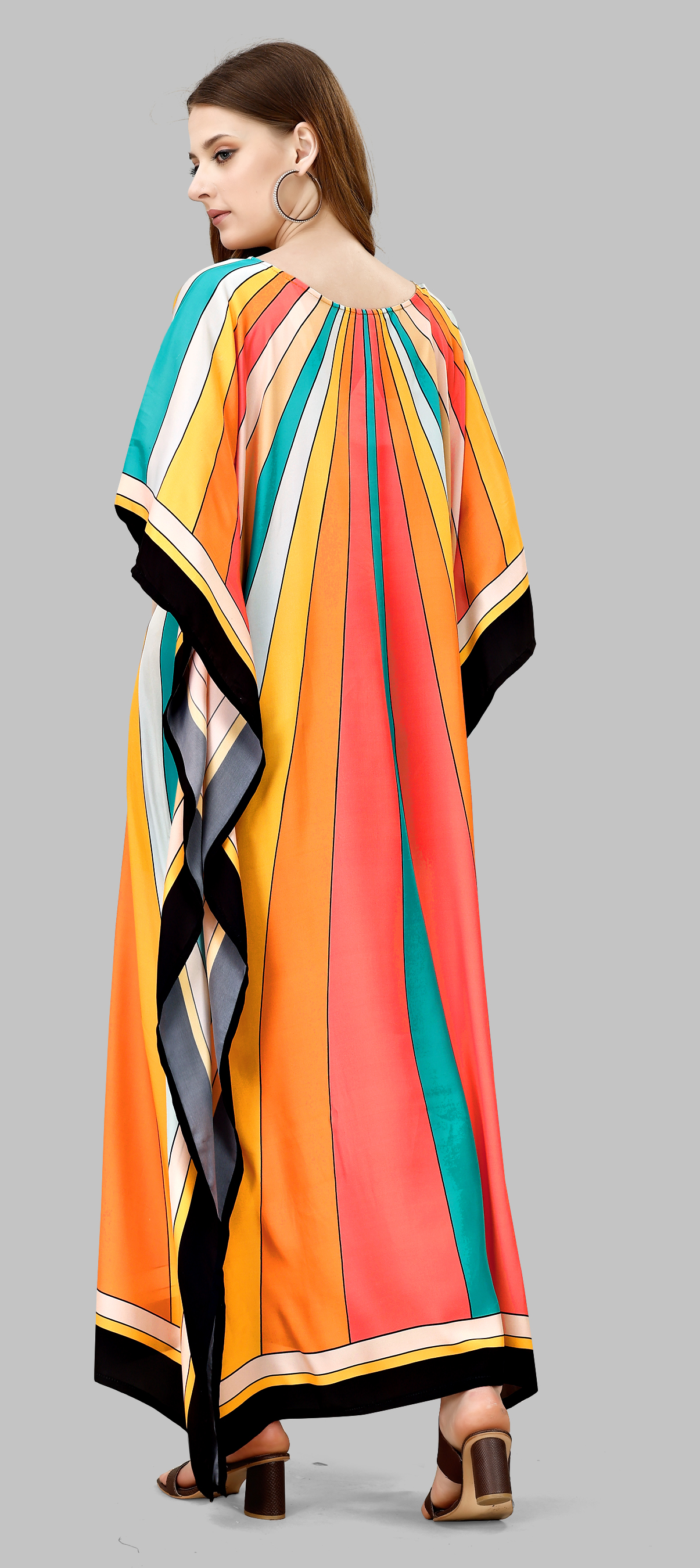 Solara Stripe Kaftan