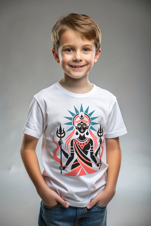 Shakti – White Kids T-Shirt