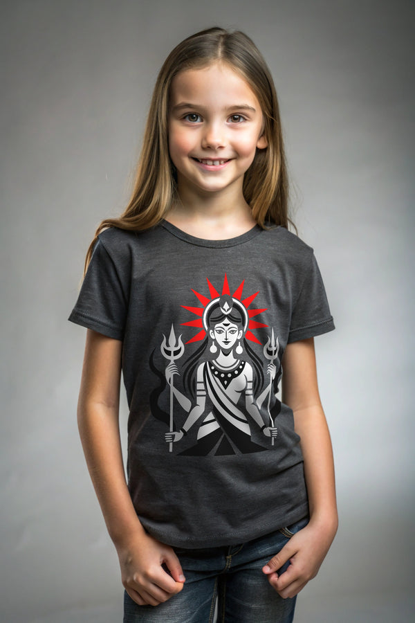 Shakti – Charcoal Kids T-Shirt