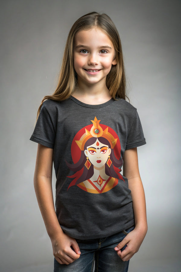 Dhairya – Charcoal Kids T-Shirt