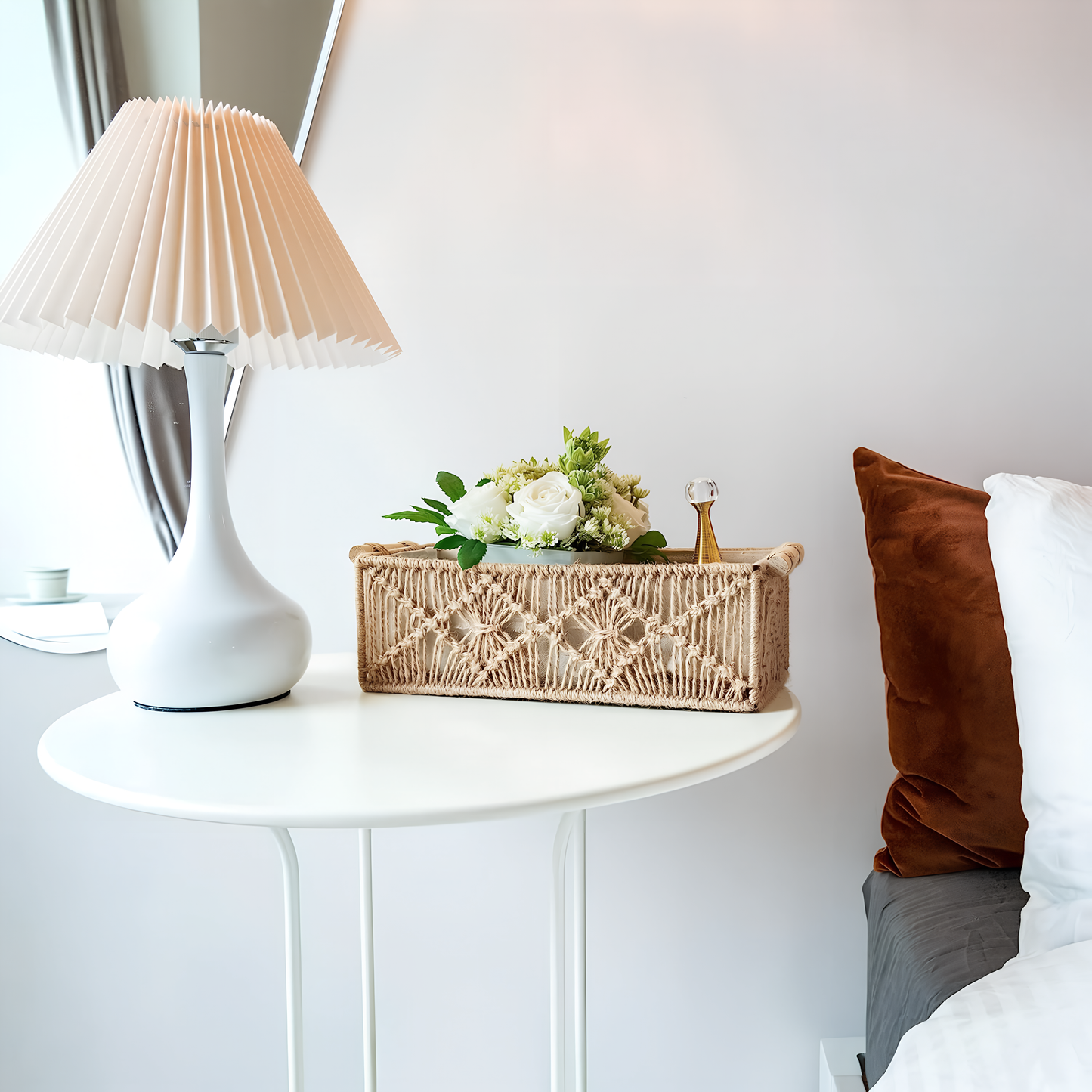 Riwaaya Macramé Storage Basket – Natural Jute