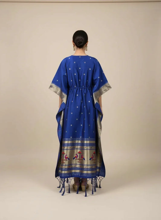 The Neelambara Paithani Kaftan - Kaftan - That Corner Store