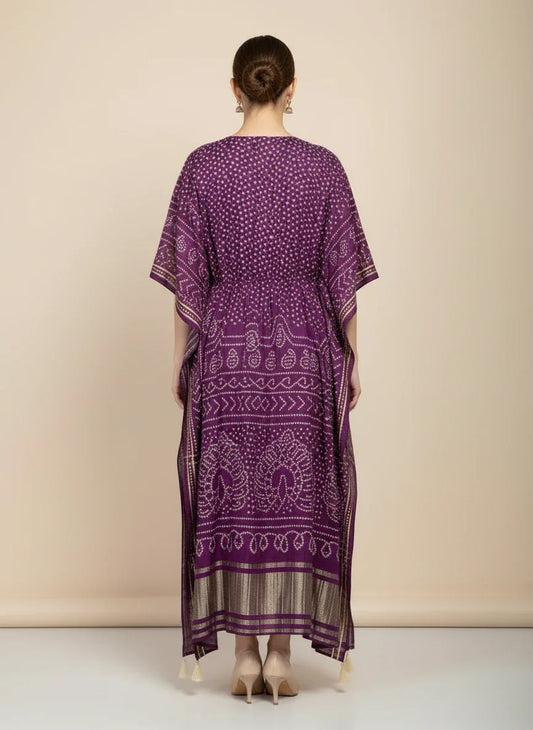 Bandhani Luxe Kaftan - Kaftan - That Corner Store