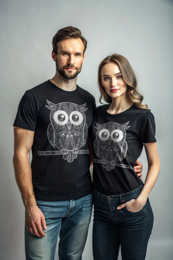 Whootzle - 100% Cotton Crewneck Half Sleeve Unisex T-Shirt