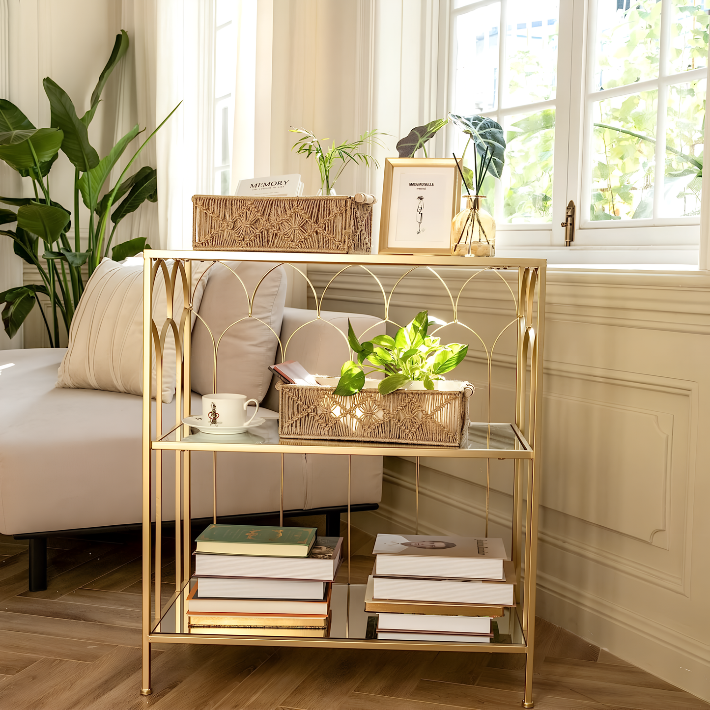 Riwaaya Macramé Storage Basket – Natural Jute