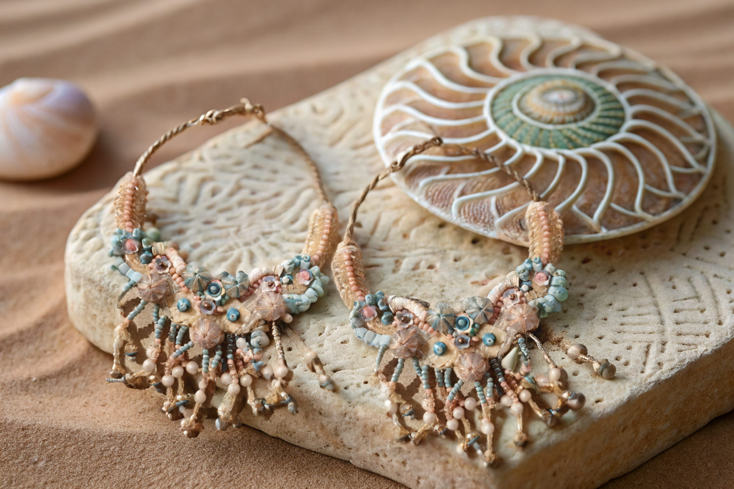 Pastel Bloom Hoops